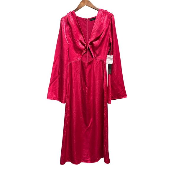 House of Harlow 1960 ROBE MI-LONGUE MARTINI Maxi Dress‎ Size XS Red Women's - Picture 2 of 16